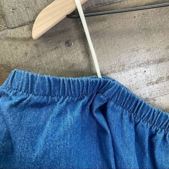 JOA Denim Off the Shoulder Top - Picture 7 of 9